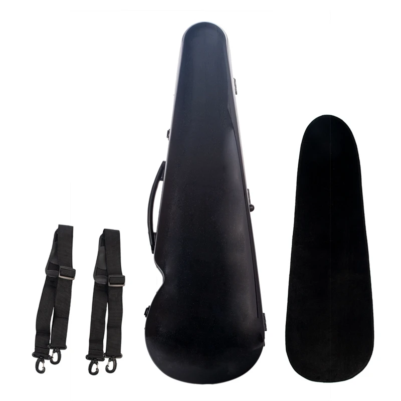 New Fiberglass Full Size Violin Hard Case for 4/4 Violins Fiddles Built-In Hygrometer with Carry Handle Straps New Fiberglass Full Size Violin Hard Case for 4/4 Violins Fiddles Built-In Hygrometer with Carry Handle Straps