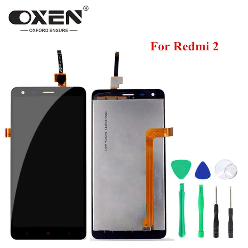 

OXEN 4.7" LCD Display for Xiaomi Redmi 2 Touch Screen Digitizer Assembly 1280*720 Replacement Redmi2 Phone Pantalla + Tools