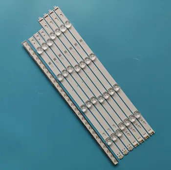 

8pcs/set Square Shape New LED Strip For LG TV 42LY320C INNOTEK DRT 3.0 42" 42LB5610 42GB6310 6916L-1956E 1957E 1709A
