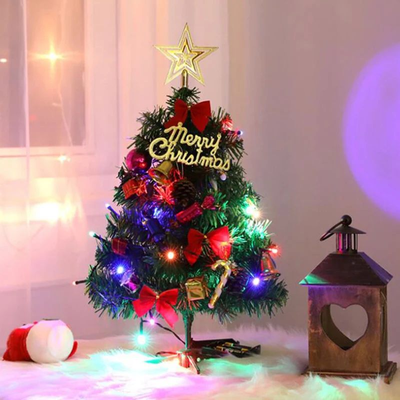 LED Decorative Christmas Tree Snow-covered 50cm Christmas Tree Christmas Decoration Table Decoration Tree 