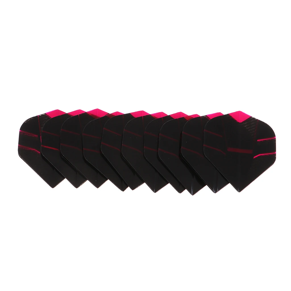 10Pcs Standard Shape Flights PET Extra Tough Thick Tail Accessories Dart Flights 10Pcs Standard Shape Flights PET Extra Tough Thick Tail Accessories Dart Flights