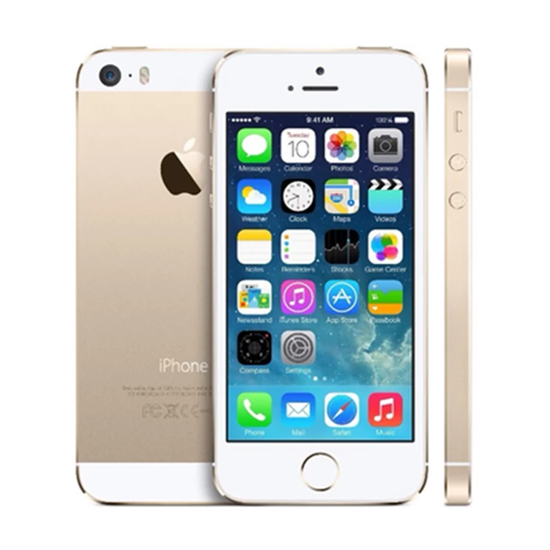 Factory Unlocked Original For Apple iPhone 5S 16GB/32GB/64GB ROM 4.0 inch 8MP Fingerprint IOS Touch ID iCloud App Store WIFI 5s apple cell phones