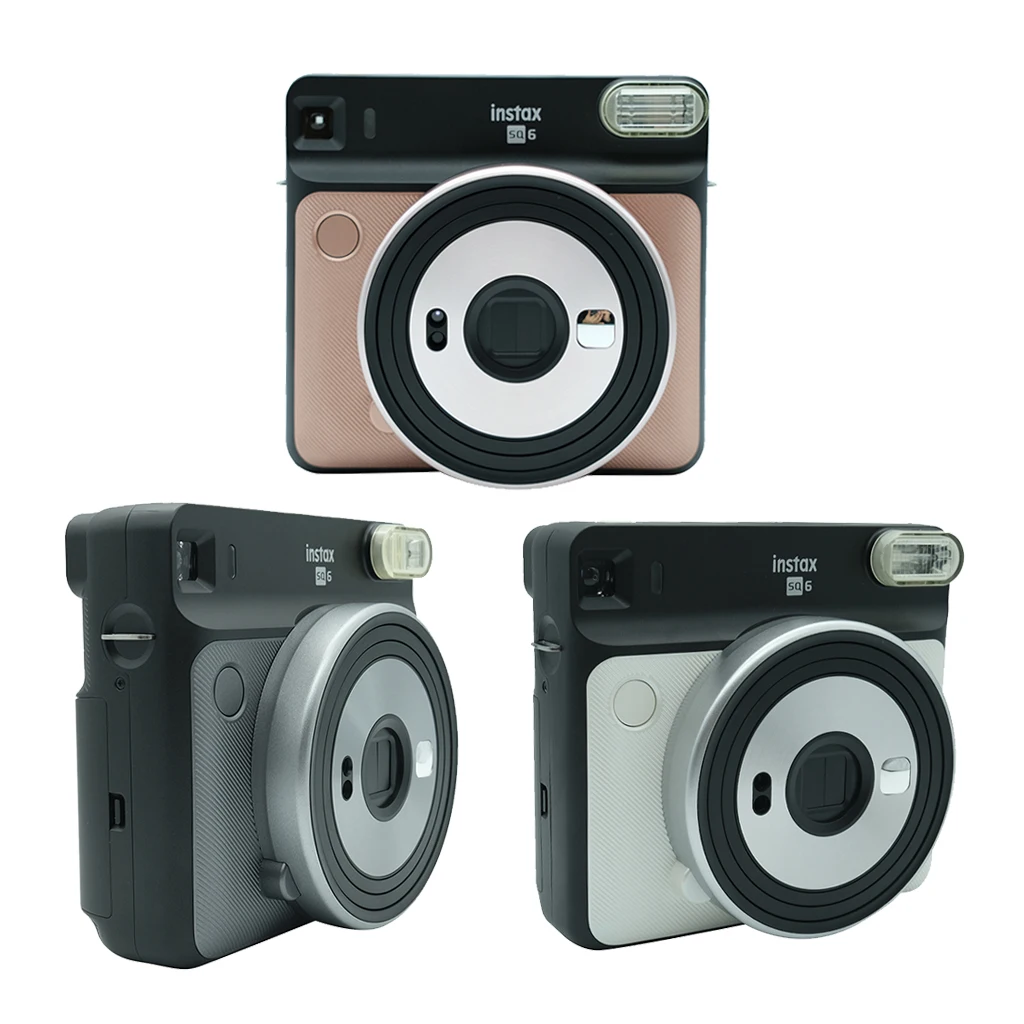 Фотокамера моментальной печати Fujifilm INSTAX Mini SQ6+ чехол для фотокамеры+ 10 листов фотопленки моментальной печати Fujifilm Instax Mini SQ6