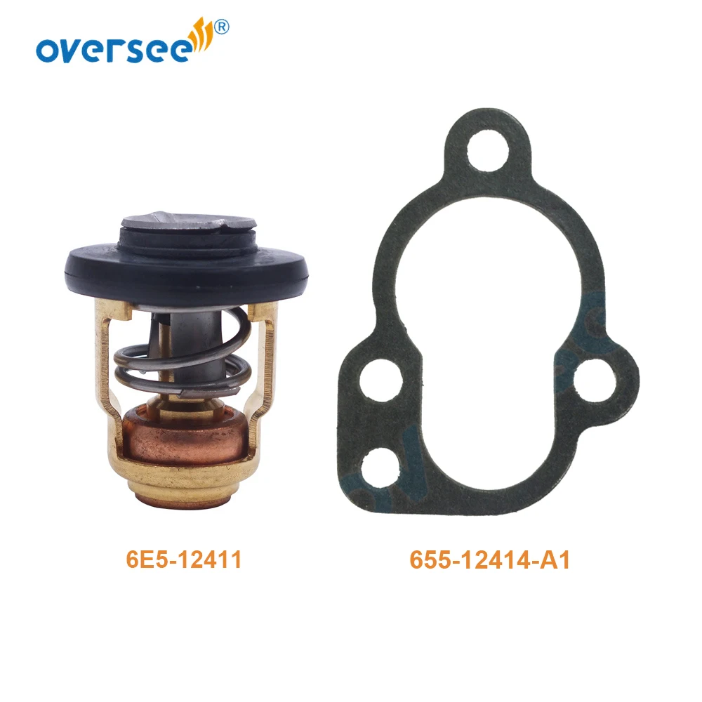 Set Gasket Set Termostato 50 Gradi Per Yamaha 2 Tempi Per Suzuki 15Hp 25Hp 30Hp 40Hp 220Hp