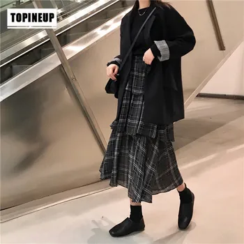 

New Ladies Frill Ruffle 3/4 Sleeve Duster Grey Coat Women Jacket Blazer