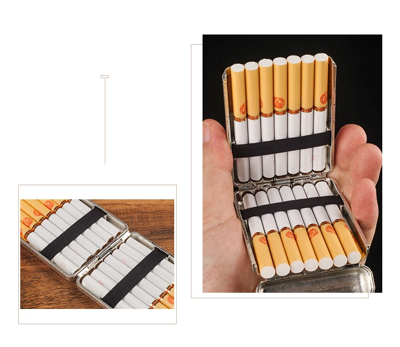 Luxury Vintage Carved Cigarette Container Pocket  Cigarettes Tobacco Box  Holder - Cigarette Accessories - Aliexpress