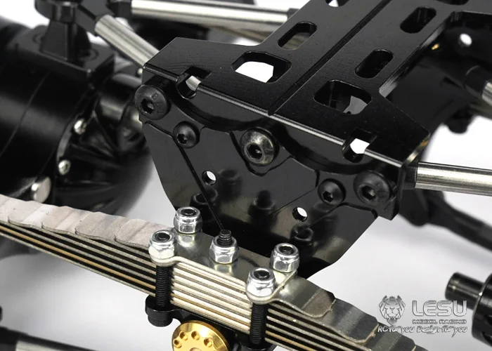 LESU X-8002-A металлическая задняя подвеска Набор для 1/14 Tmy RC грузовик оси DIY Модель TH02086