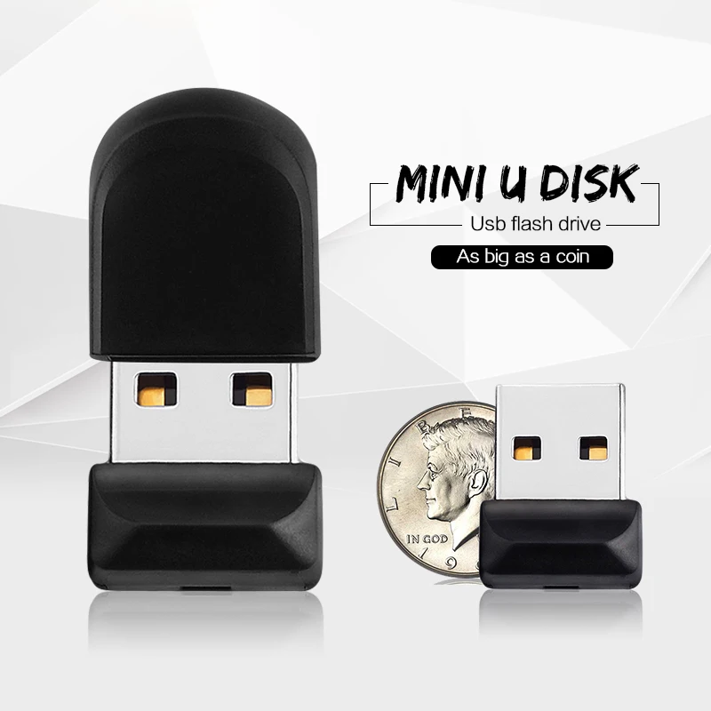USB флеш-накопитель 32 ГБ, флеш-накопитель 64 ГБ, металлический мини USB 2,0, флеш-диск 16 Гб, 128 ГБ, флеш-накопитель, внешний накопитель, 64 ГБ