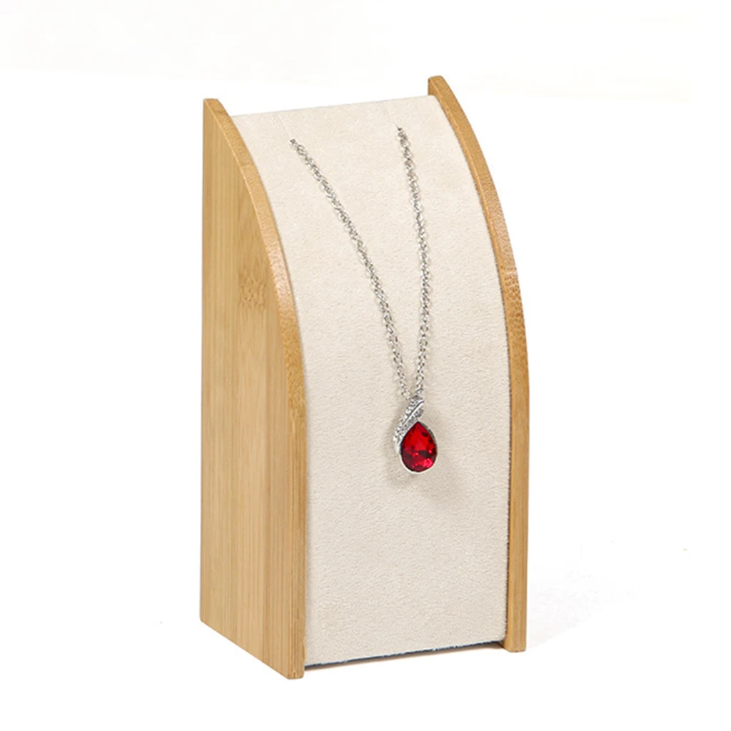  Wooden Jewel Display Stand Bust Organizer Hanger Storage Display Home Jewelry Store Supplies