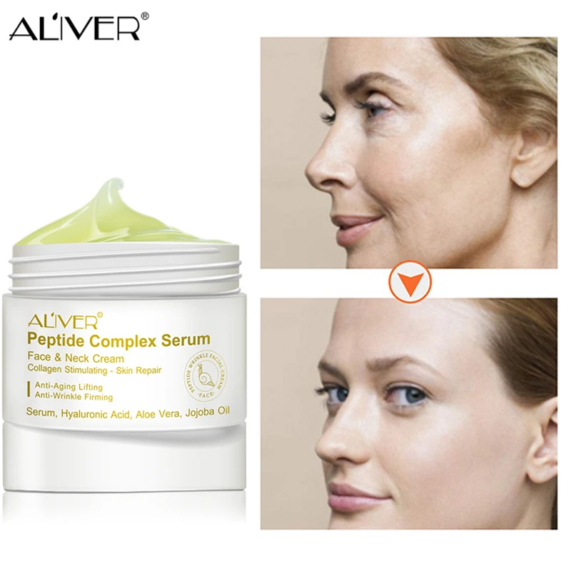

Korean Cosmetics Anti Wrinkle Face Cream Day night Moisturizer Six Peptide Serum anti Aging Hydrating Lifting Facial Firming 30g