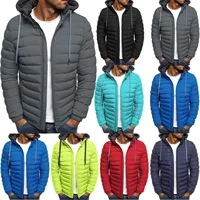 Men's Autumn Winter Zipper Warm Down Jacket Packable Light Top Quality Coat - Image 2
