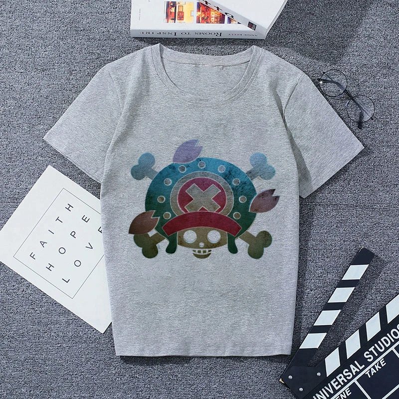 5901920 Print Tshirt Gray Casual Streetwear Vogue T-shirts |