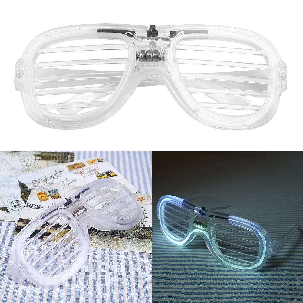 5 3 Mode Led Flashing Glow Glasses Sparkle EL Glasses for Party Supplies - Цвет: 5