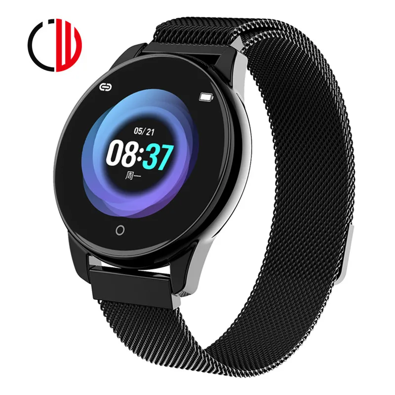 CZJW 4 круглые умные часы bluetooth фитнес браслет пульсометр Мути лица