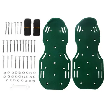 

1 Pair Garden Yard Grass Cultivator Scarification Lawn Aerator Nail Shoes Tool Drop Ship Support