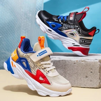 

Hot Children's tennis running Shoes Boys Sneakers kindergarten student Shoes Breathable Comfortable boy casual Sports Shoes Kids