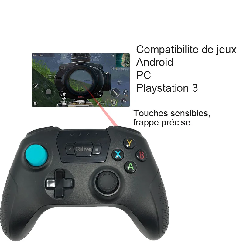 Onderverdelen Verminderen Verlichting Qilive Wireless Joystick Q.8609 - Black - Gamepads - AliExpress