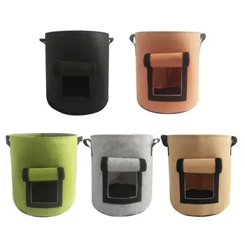 

Root Control Bags Non-woven Felt Growth Bag Potato Planting Green Bag 1PC