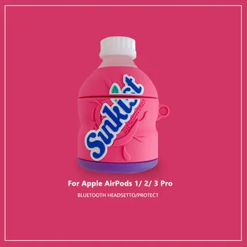 

Korea Candy Box Wireless Bluetooth Earphone Case Girl Pink Cover For Airpods 1 2 pro Silicone Headphone Protective Case