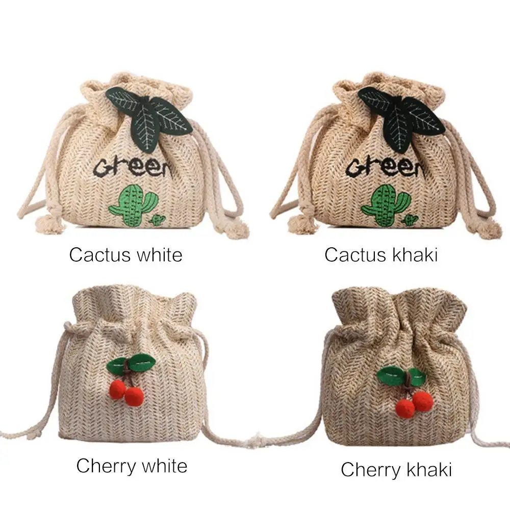 

Shoulder Bag Handbag Receive Small Change Bags Female Accessories Casual Straw Hand-Woven Fashion Beauty Travel Women