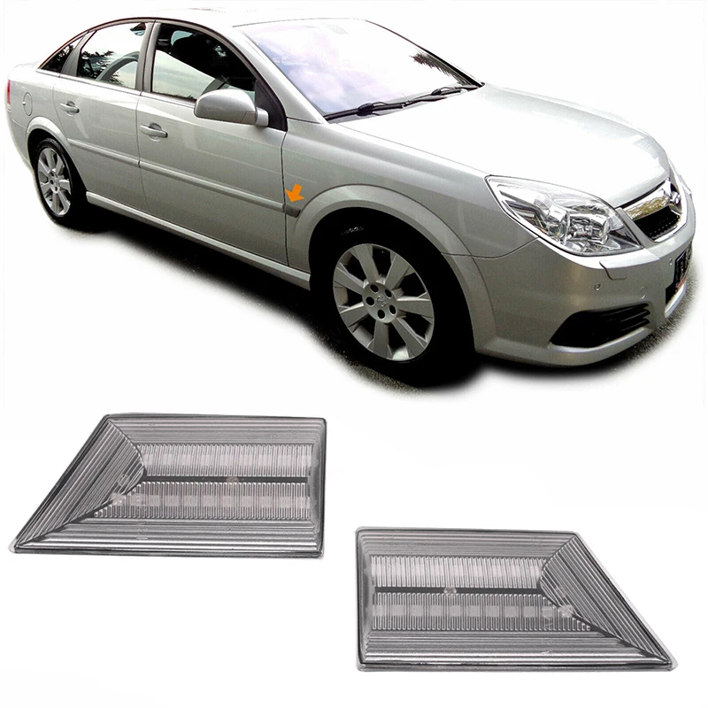 

2X For Opel Vectra C 2002-2008 Signum 2003-2008 Led Dynamic Side Marker Turn Signal Light Sequential Blinker Lamp