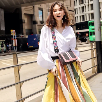 

1Pc Ethnic Style Bag Replacement Strap (Dandelion Gold Buckle)