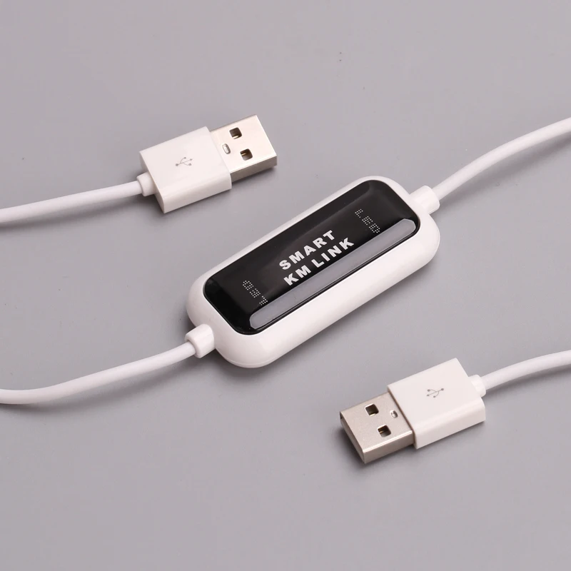 PC to PC USB to USB Data Transfer Cable Keyboard Mouse KM Data Link Bridge Cable