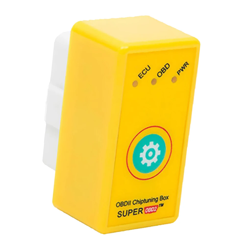 

OBD2 Performance Chip Tuning Box For Benzine Gasoline Vehicles Yellow