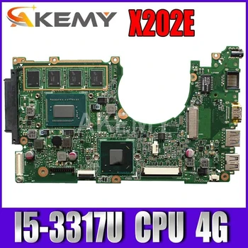 

For ASUS I5-3317U 4G/Memory X202E X201E S200E X201EP laptop motherboard tested 100% work original mainboard