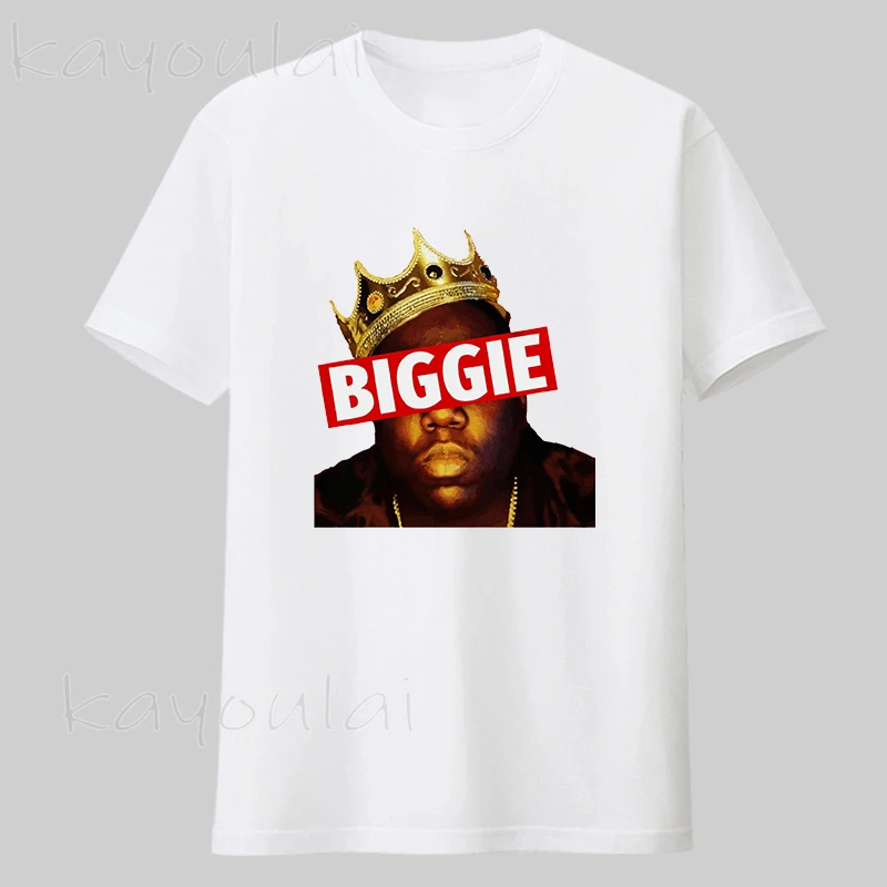 Notorious Big футболка Для мужчин Бигги Смолс с короткими рукавами 100% хлопковая