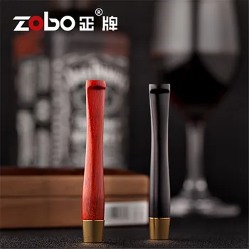 

ZOBO Cigarette Holder Circulating Cigarette Holder Sandalwood Triple Filter Cigarette Holder Rod Washable Cigarette Holder
