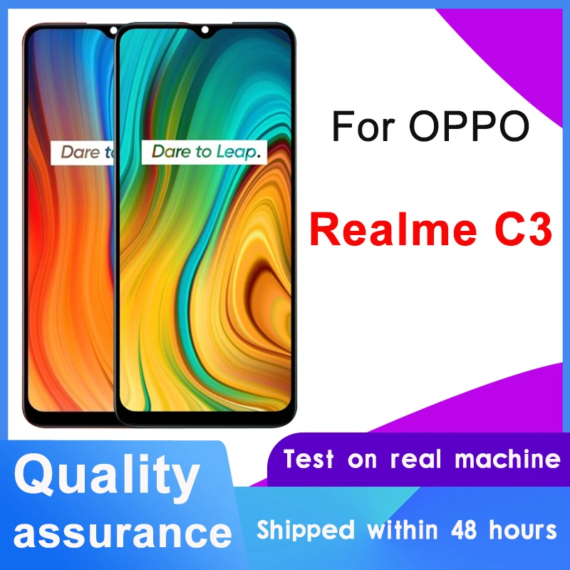 Новый протестированный ЖК дисплей 6 5 дюйма для OPPO Realme C3 RMX2027 экран|Экраны