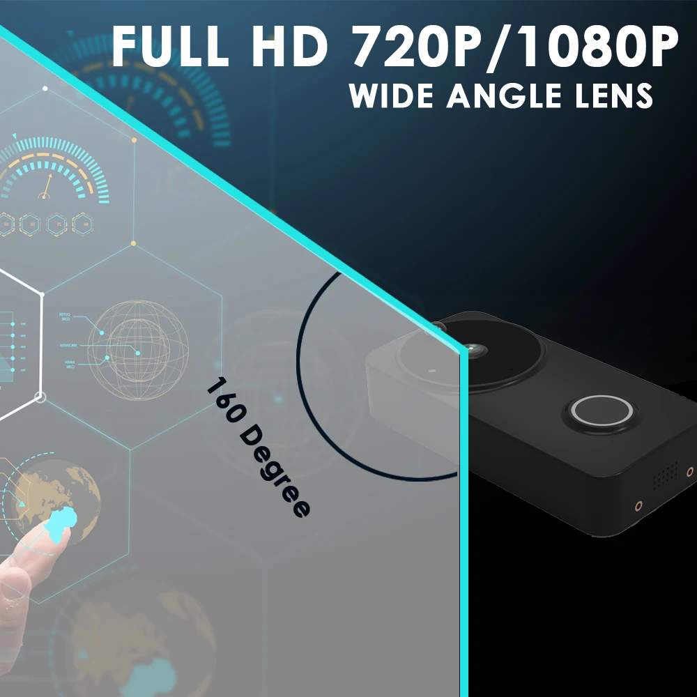 идеодомофон IP video doorbell видеозвонок Домофон wifi домофоны для частного дома звонок