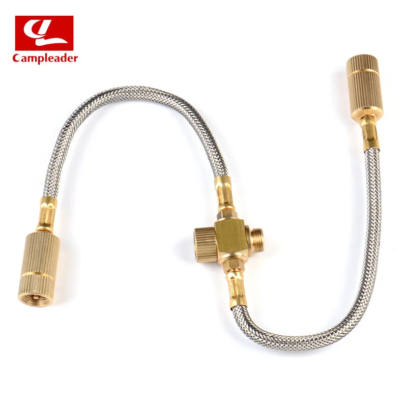 

Outdoor Multi-Gas Tank Connection Tube Camping Furnace End Accessories Converter Multi-Cylinders Connector Liquefied Gas Stove A