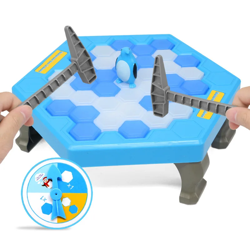 

Save Penguin Ice-Breaking Taiwan Game Cartoon Beat Penguin Building Blocks Children Parent And Child Interactive Educational Tab