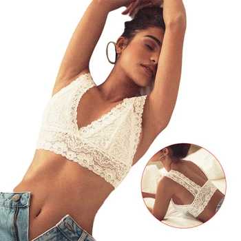 

Women's Sexy Lace Bra Underwear Thicken Bra Seamless Underwear Exotic Style Dance Bra Push High Wireless Bra