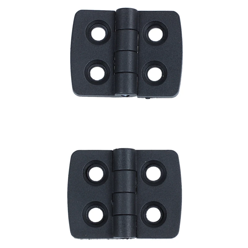 

10pcs reinforced black plastic door hinges 40mm x 30mm