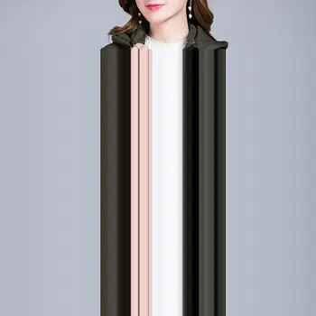 

New Women Winter Slim Coats Casual Hooded Long Jacket Ladies Warm Plus Size Female Overcoat