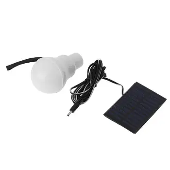 

Solar LED Bulb 15w 150lm Energy saving light Portable Wall Lamp for for Camping Hiking Fishing Emergency lighting