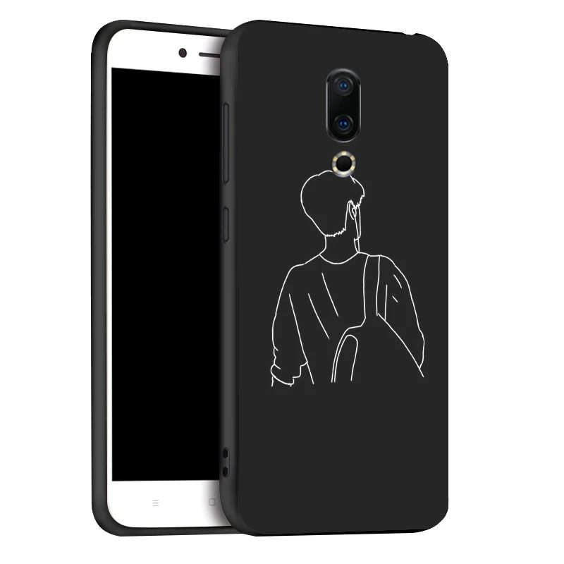 Типа «сделай сам» чехол для телефона для Meizu 16th 16x16 плюс чехол полиуретан) и силикона с откидной чехол для Meizu M15 15 lite Чехлы для крышки Fundas бампер Shell - Цвет: x068