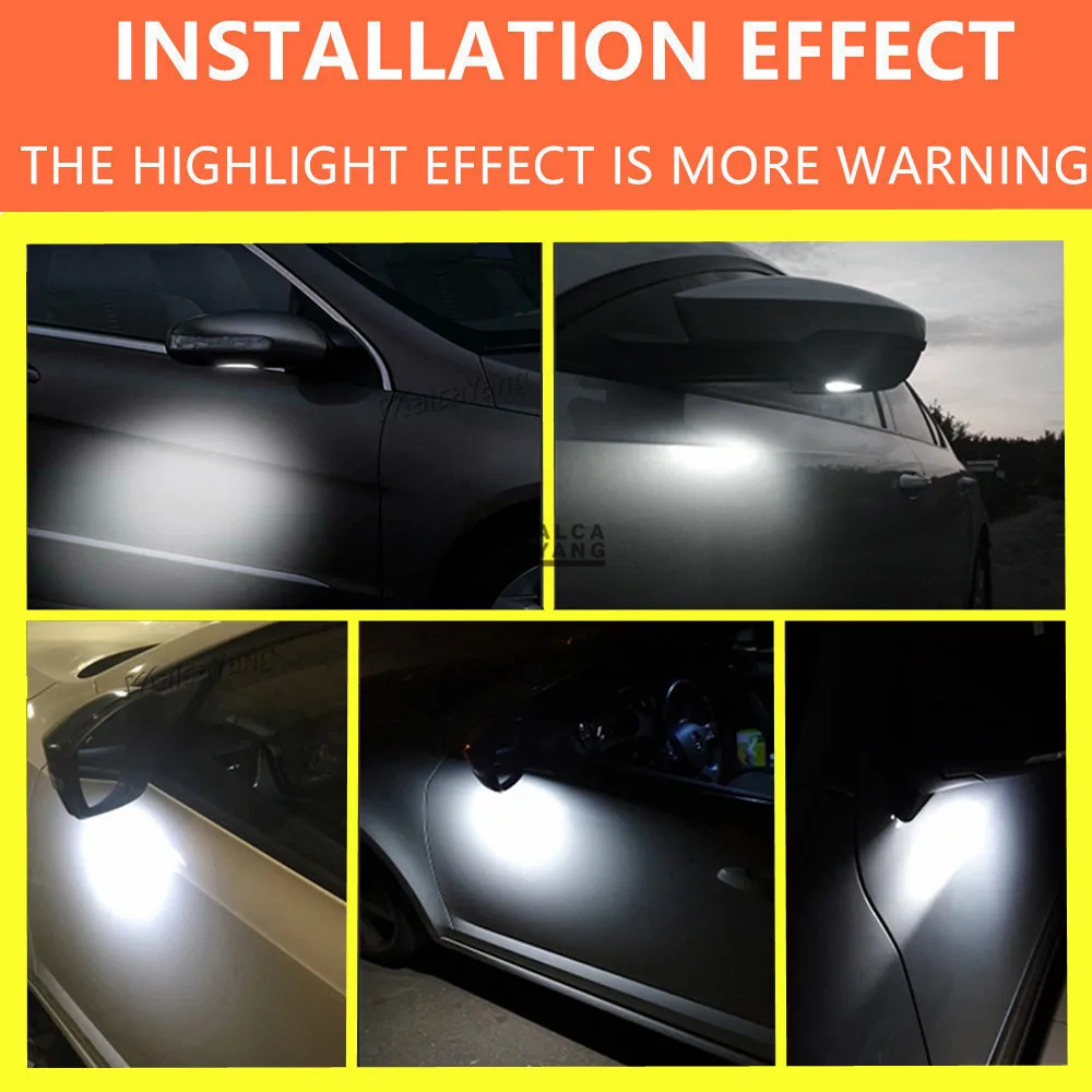 รูปสินค้า LED Puddle Light 2 ชิ้น สำหรับ Mercedes Benz หลายรุ่น