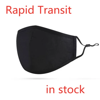 

10PCS PM2.5 Black mouth Mask anti dust mask Activated carbon filter Windproof Mouth-muffle proof Flu Face masks Care