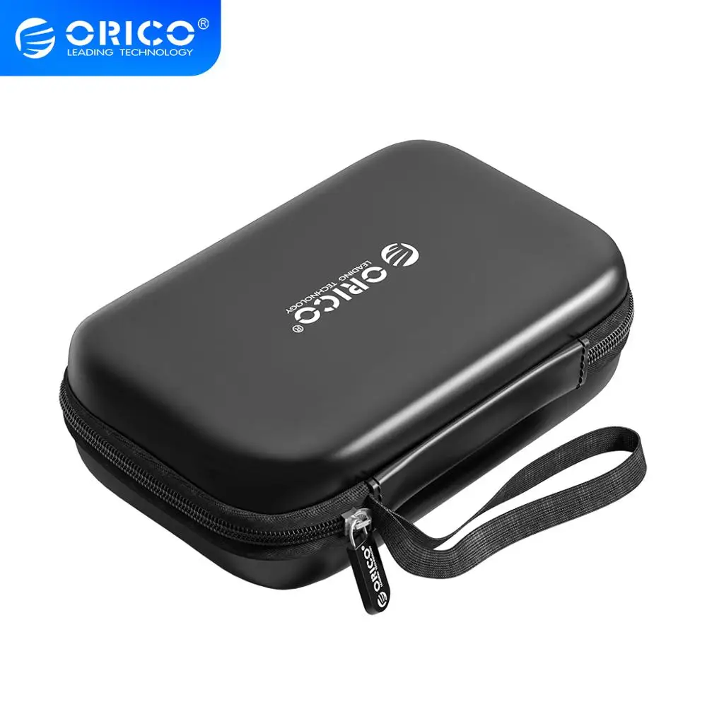 Flash Sale ORICO de almacenamiento externo duro caso HDD SSD bolsa para disco duro de 2,5 banco de potencia cargador de Cable USB banco de potencia auricular caso znK8plbA