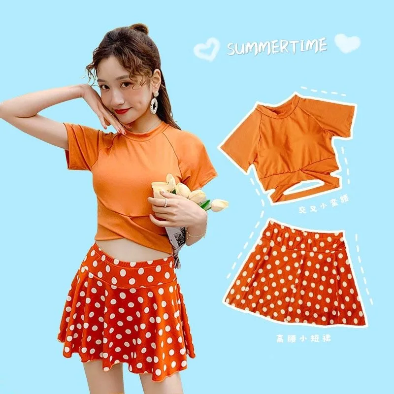 2021 New Korean Bikini String Sexy Push Up Swimsuit Women Swimwear High