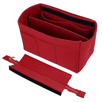 

Size Hot Felt Makeup Bag Travel Cosmetic Handbags Organizer Felt Insert Bag Makeup Bag Organizer Ladies Travel Organizer