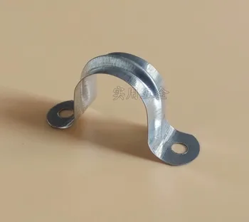 

50pcs Fixed 6-minute PVC wire pipe PPR16-40 with U-shaped semi-circular pipe clamp saddle clamp of horse riding clamp