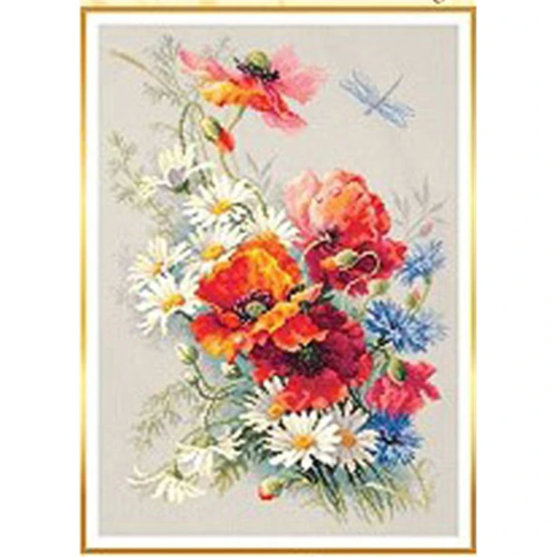 ZZ6025 cross stitch kits home decoration embroidery set with thread