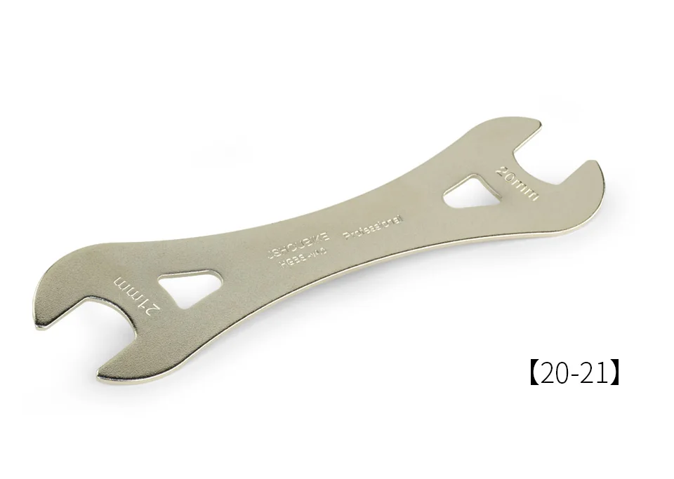 JSHOU BIKE Head Open End Axle Hub Cone Wrench 13 to 24mm High Carbon Steel Bicycle Removal Repair Tool