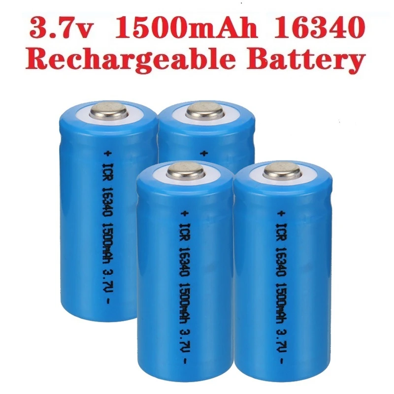 2 x 3.7V CR123A Lithium Batteries ICR16340 Rechargeable 700mAh for Arlo  Cameras