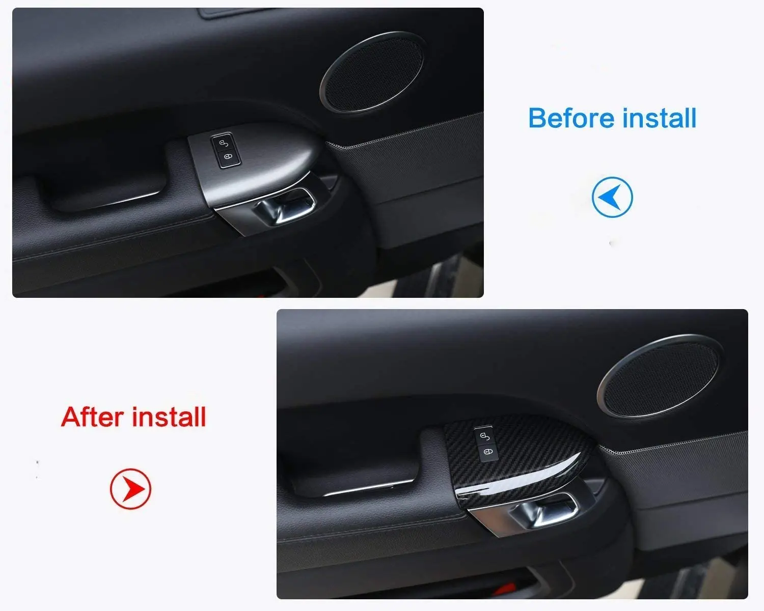 

Чехол из АБС-пластика и углеволокна для защиты детей Land Rover Range Rover Sport RR Sport 2014-2017 Style B